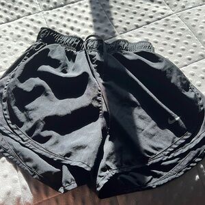 Black NIKE athletic shorts